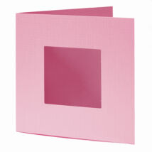 Díszkártya - rózsaszín