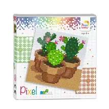 Pixel szett 4 alaplapos - Kaktusz