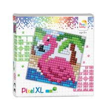 Pixel XL szett - Flamingó (12x 12 cm)