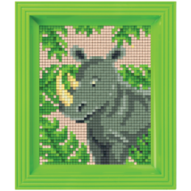 Pixel készlet - Orrszarvú (dzsungel)