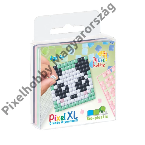 Mágneses Pixel XL szett - panda