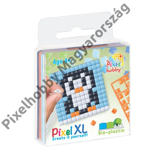Mágneses Pixel XL szett - pingvin