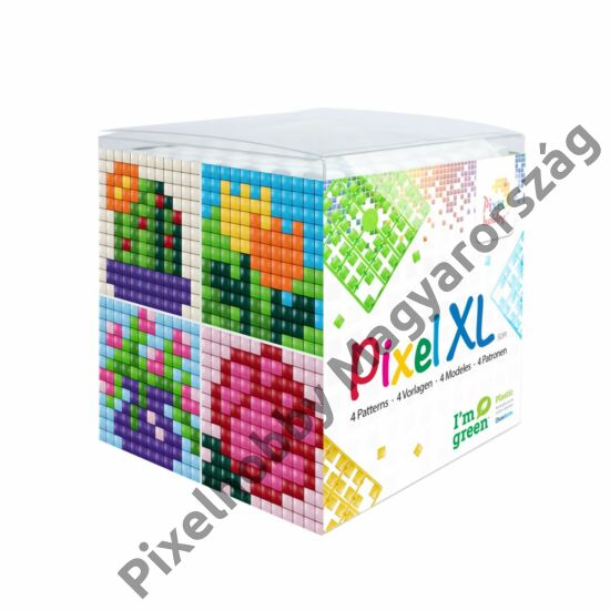 Pixel XL szett - Virágok (6x 6 cm)