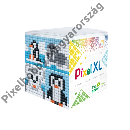 Pixel XL szett - Pingvin (6x 6 cm)