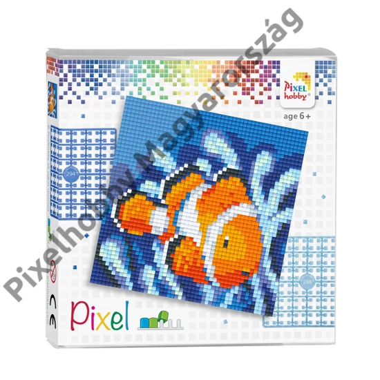 Pixel szett 4 alaplapos - Bohóchal