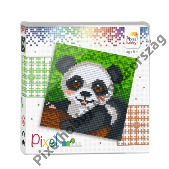 Pixel szett 4 alaplapos - Panda