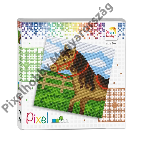 Pixel szett 4 alaplapos - Ló