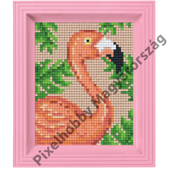 Pixel készlet - Flamingo (dzsungel)