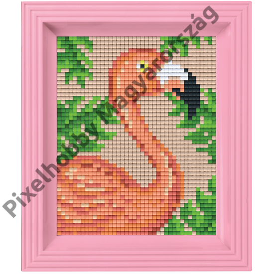 Pixel készlet - Flamingo (dzsungel)