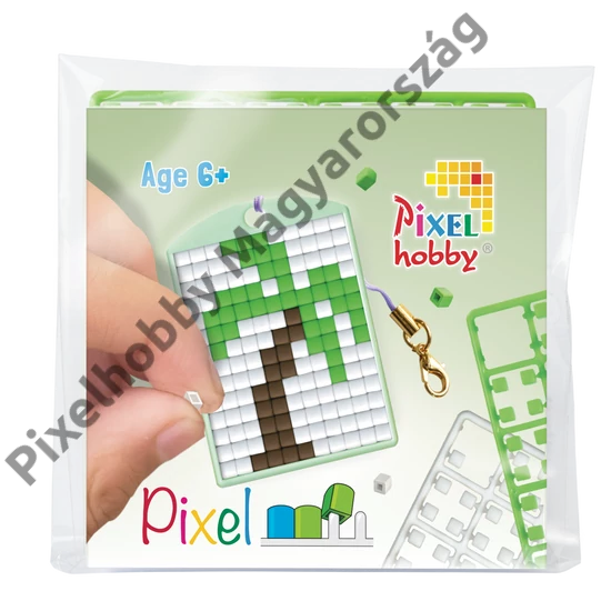 Kulcstartó szett (kulcstartó alaplap + 3 szín) pálmafa
