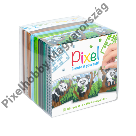 Pixel Kocka - Panda